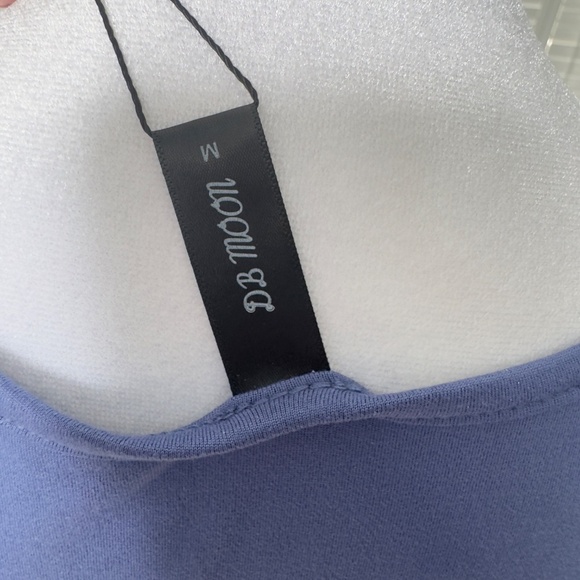 DB Moon Blue Long Sleeved Dress with Pockets Size M NWT - Picture 6 of 7